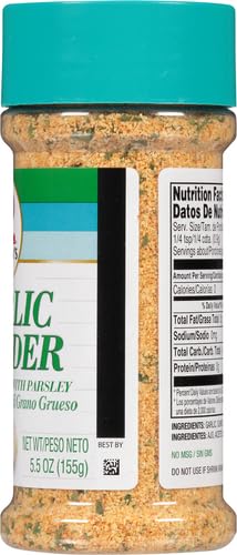 Coarse Ground Garlic Powder with Parsley, 5.5 oz R5712