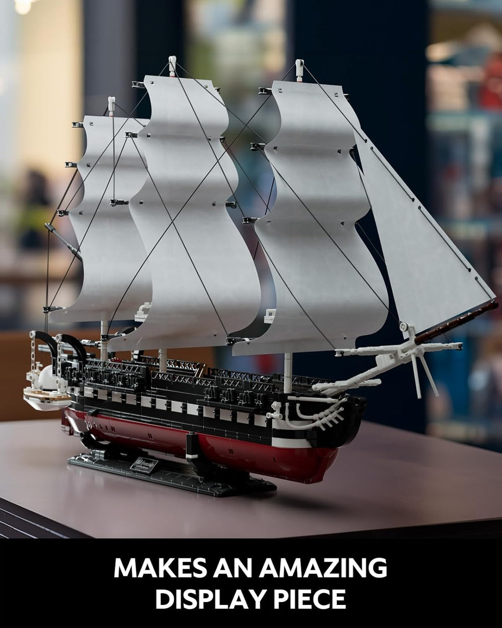 Collectible Navy Ship Building Set for Adults, 1603 Pieces G464