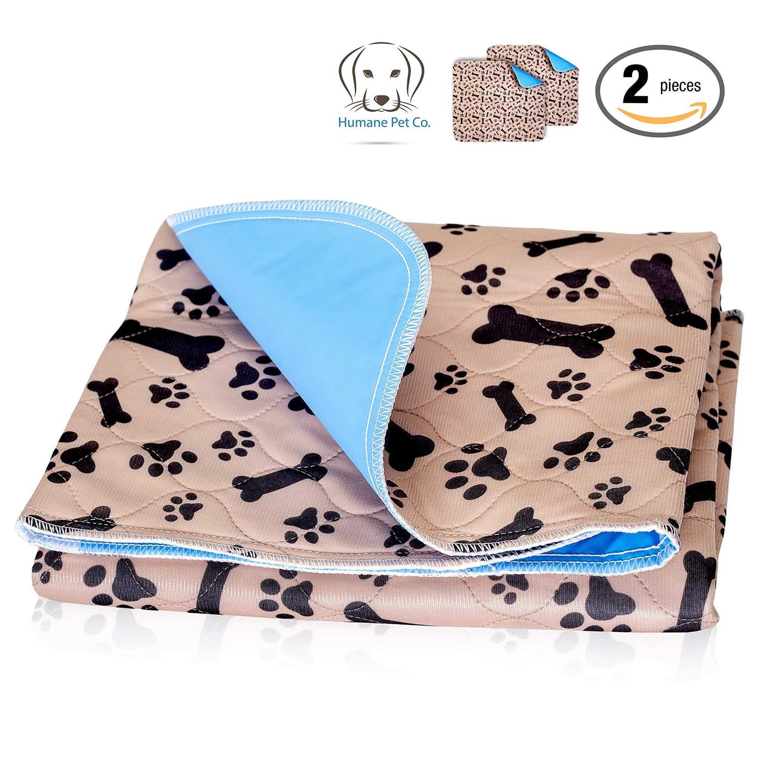 Washable Quilted Pee Pads for Dogs, Extra Absorbent Waterproof Mat B2422