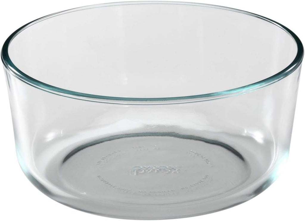 Glass Bowl Set with Plastic Lids, 4 Pieces Y4796