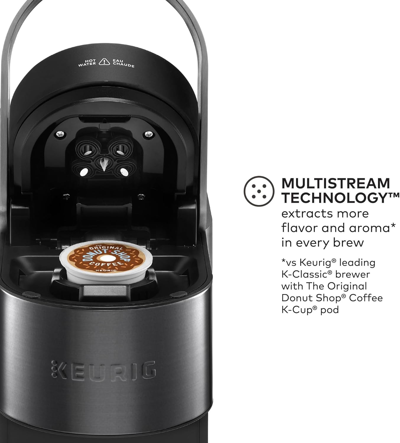 Single Serve Coffee Maker, Black F618838