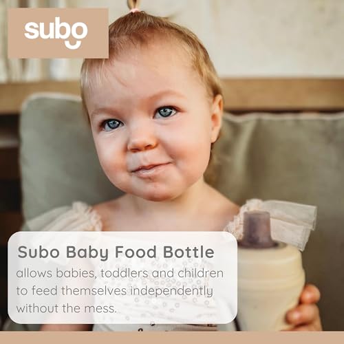 Baby Food Bottle Starter Set with Self Feeder, Reusable Silicone Cup C914