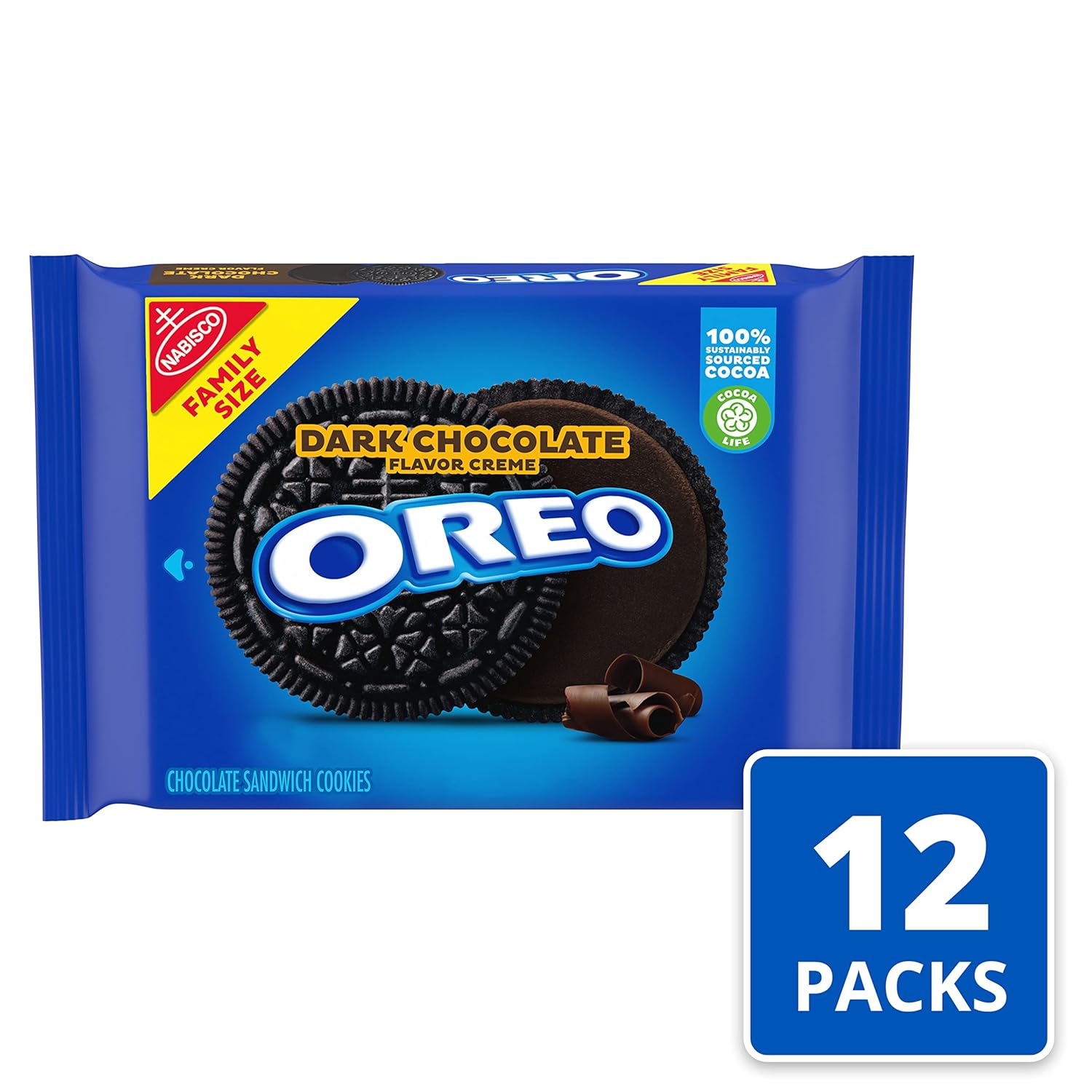 Dark Chocolate Sandwich Cookies Family Size I818339