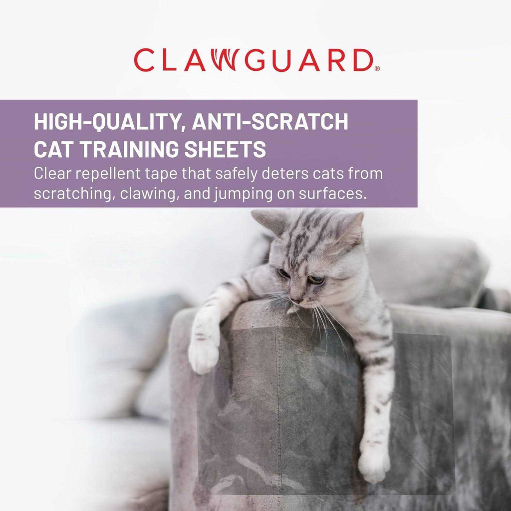 Cat Scratch Furniture Protector Tape, 10 XL Sheets T308274