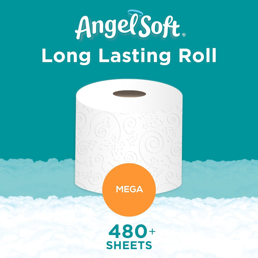 Toilet Paper, 18 Mega Rolls D911291