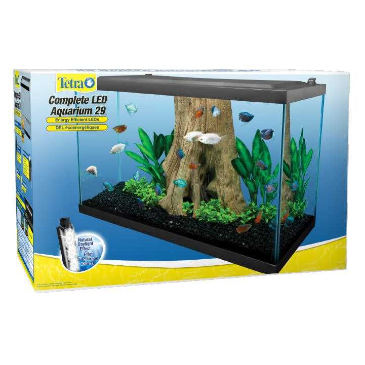29 Gallon Glass LED Aquarium Kit A14407
