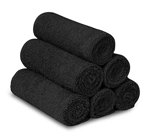 Salon Towel, Pack of 24, 16 x 27 Inches, Absorbent Cotton L36124