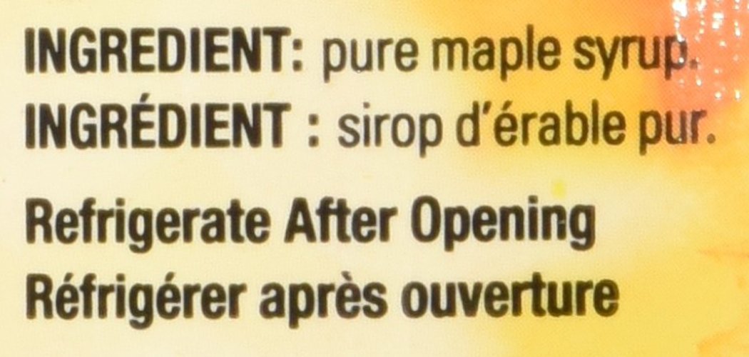 100 Percent Maple Syrup, 1000 Gram O577662