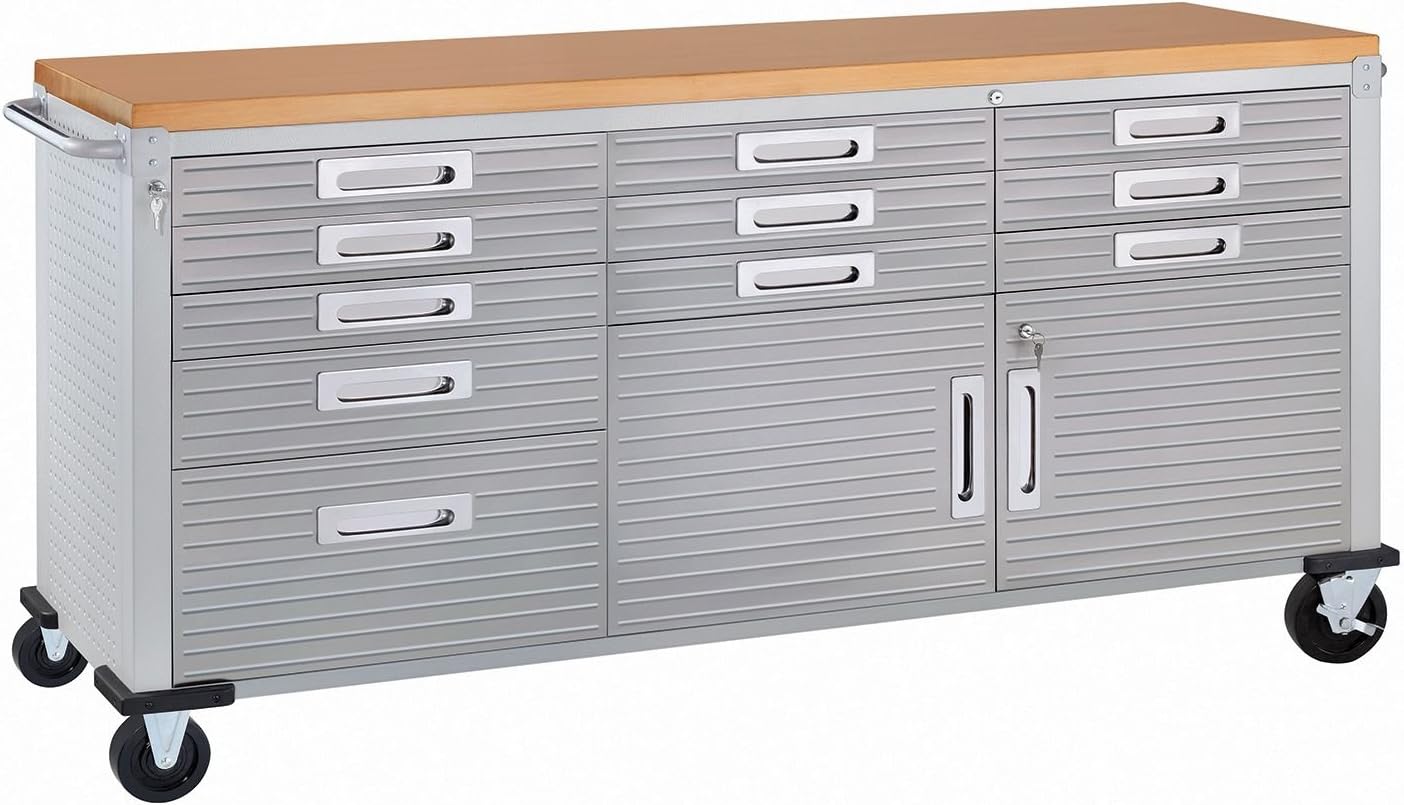 Seville Classics Ultrahd Rolling Workbench (Granite)