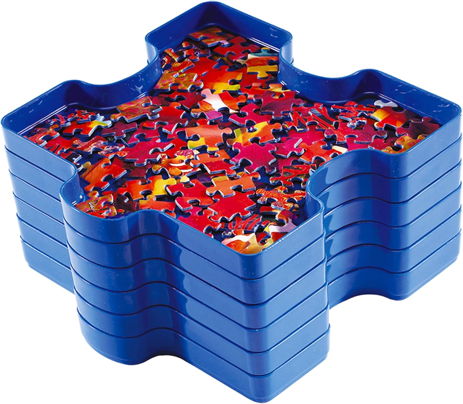 Jigsaw Puzzle Sorting Trays for 1000 Pieces, Stackable and Portable V528
