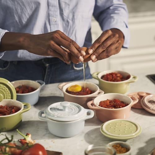 Mini Round Cocotte Set 6-Piece Pastel Ceramic M986911