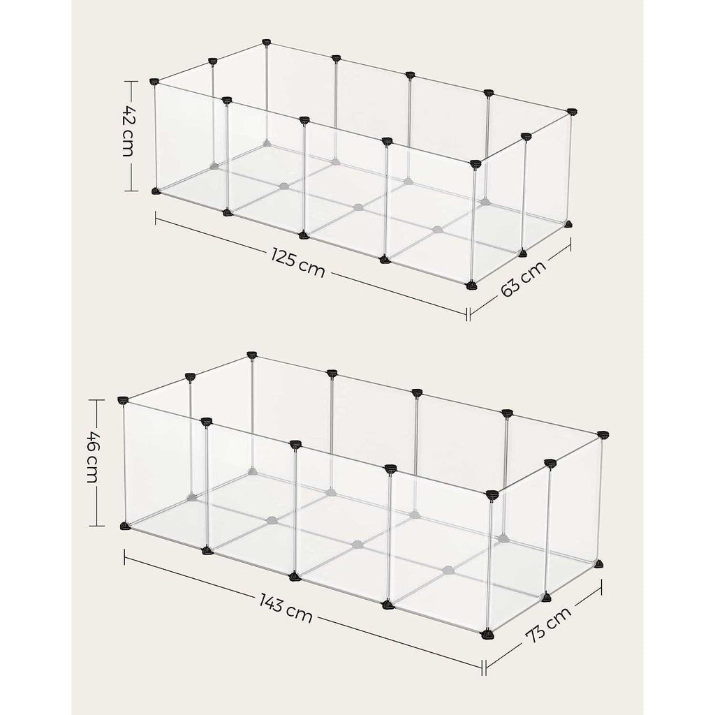 DIY Plastic Pet Playpen with Floor Y673625