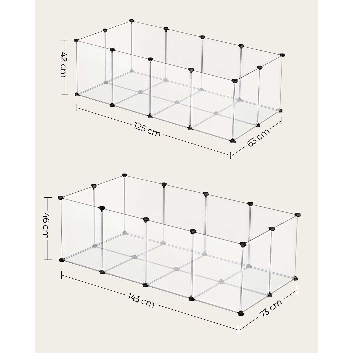 DIY Plastic Pet Playpen with Floor Y673625