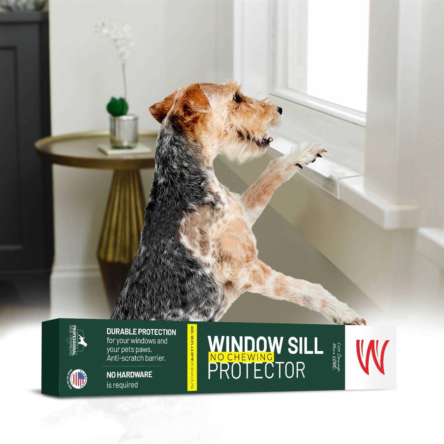 Window Sill Protector Transparent for Dog and Cat Scratching Chewing Z38788