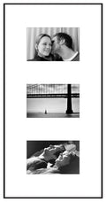 MCS Front-Loading Collage Picture Frame With 6 Openings, 4 x 6, Black (Rectangular)
