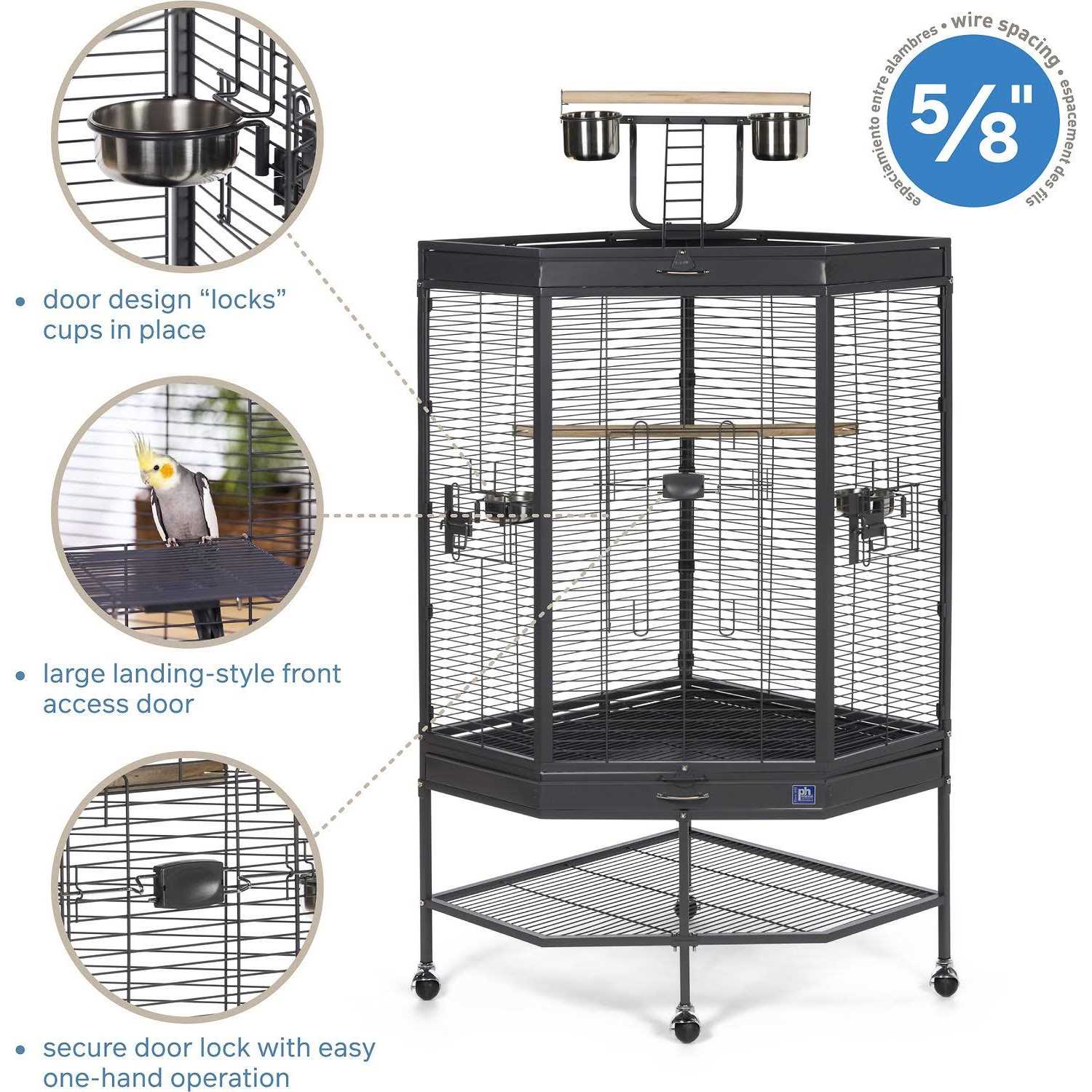 Corner Cage with Playtop Z38766