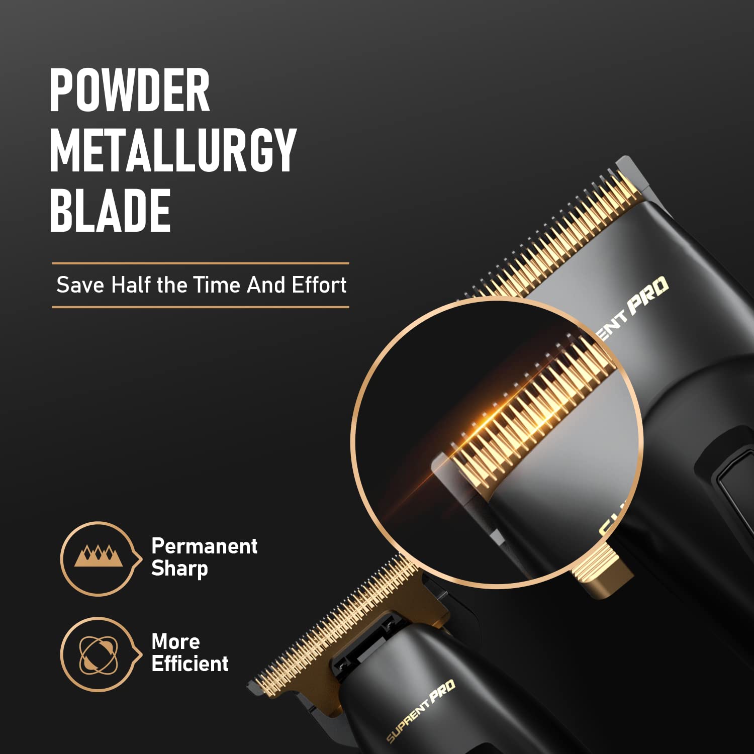 Hair Clippers for Men, USB-C Rechargeable Cordless Barber Trimmer with LED Display S937