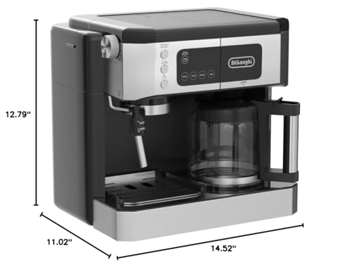 All-in-One Coffee Maker & Espresso Machine with Milk Frother, 10-Cup S988926