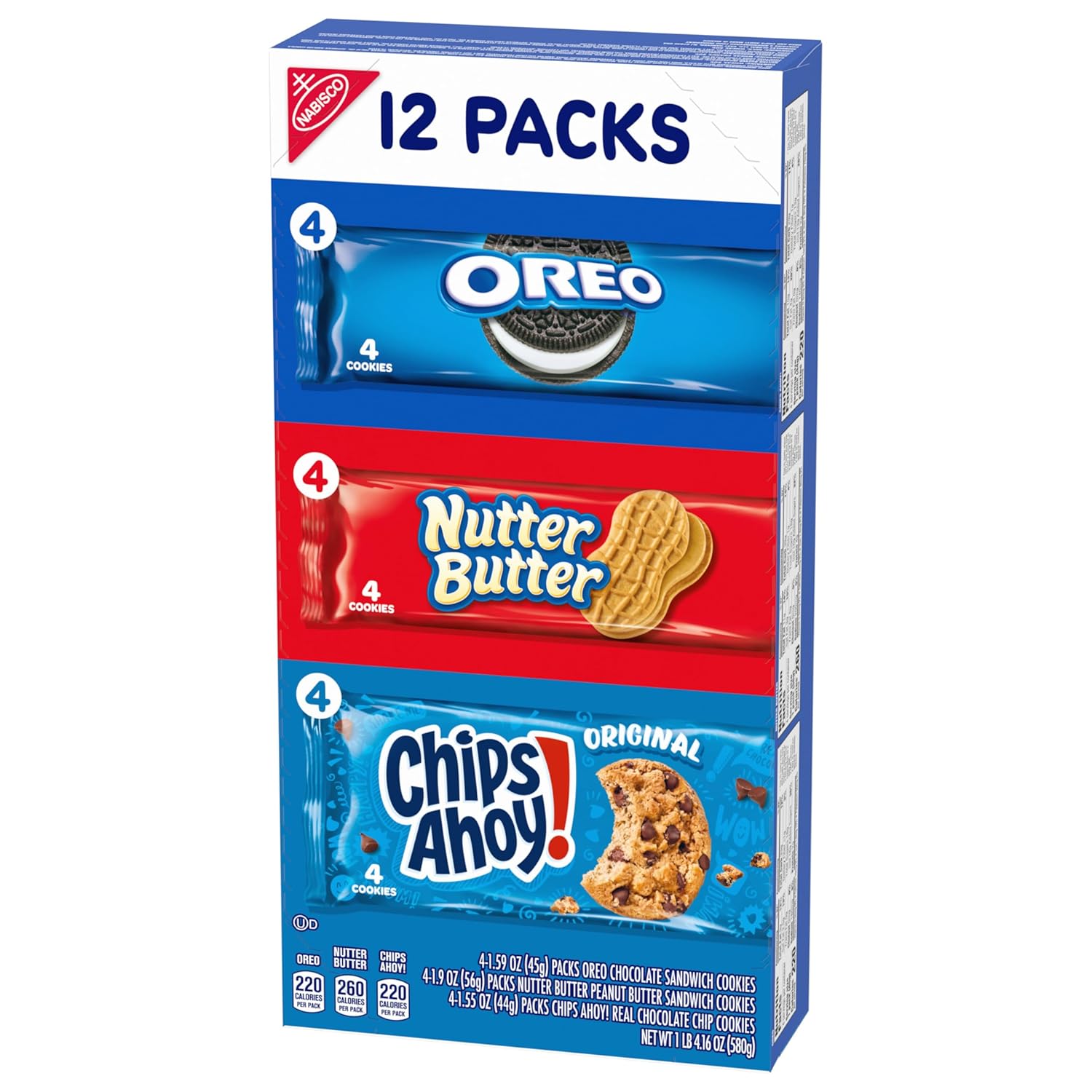 Cookies Variety Pack, 48 Snack Packs, 4 Boxes G20950