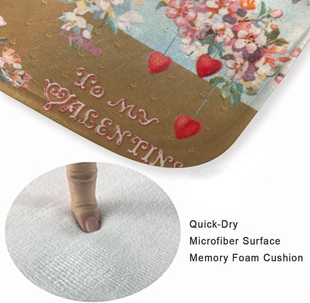 Valentine's Day Kitchen Floor Mat Indoor Entrance Rug 20x32 inch O51577