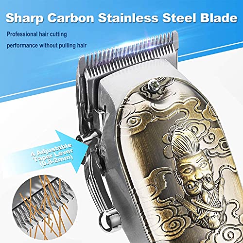 Cordless Hair Clippers and Trimmer Set for Men, Beard Trimming Kit with T-blade P73208