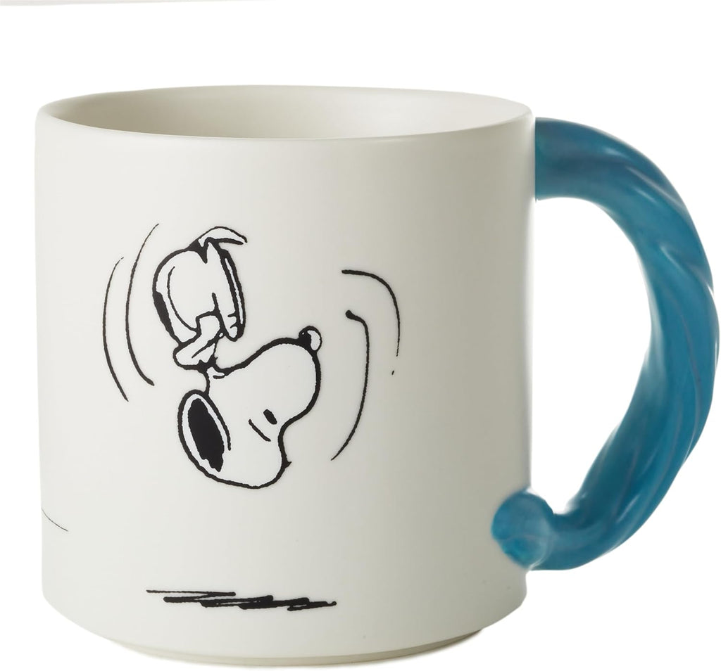 Peanuts Linus and Snoopy Coffee Mug with Dimensional Blanket, 17 oz E774