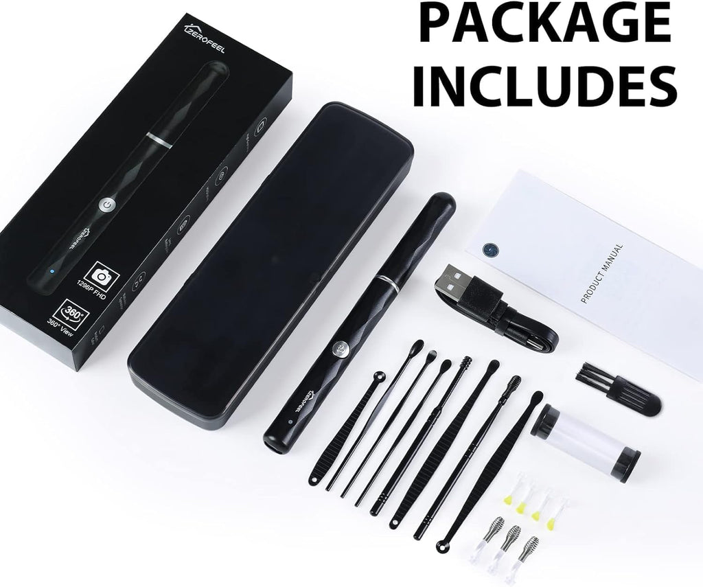 Ear Wax Removal Tool with 1296P Camera, 6 LED Lights and WiFi N8884