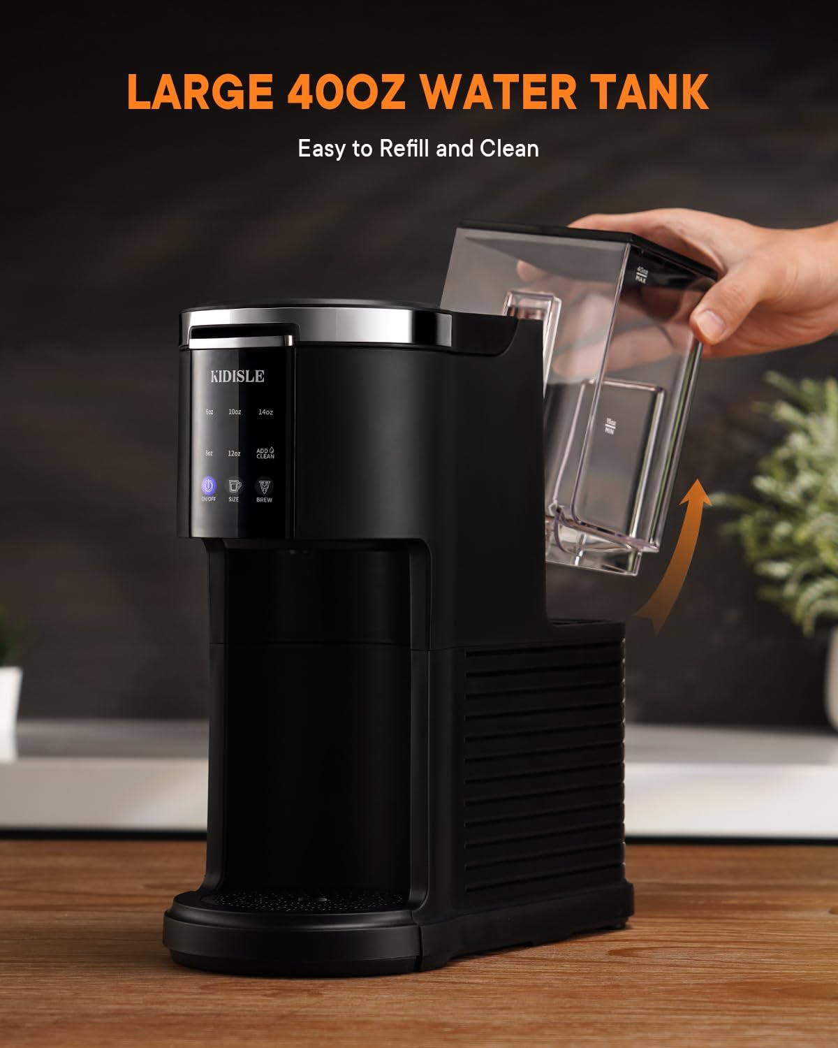 Single Serve Coffee Machine, 3 in 1 Pod Maker for K Cup, Ground Coffee & Tea X14137