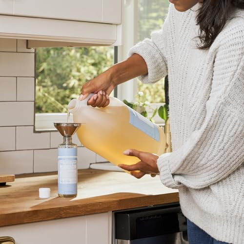 Unscented Pure-Castile Liquid Soap for Face, Hair, Laundry and Dishes D18423