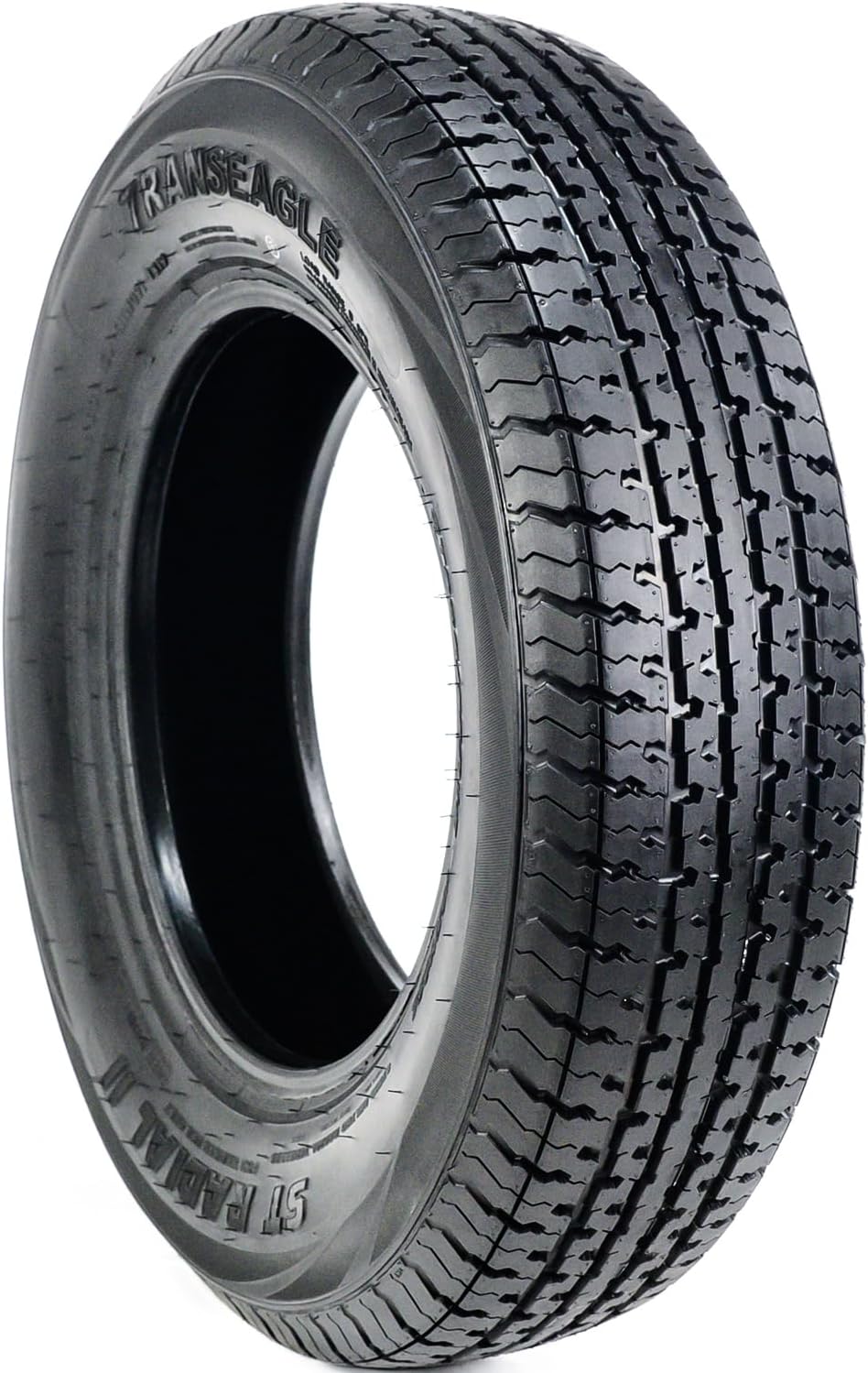 Transeagle ST Radial II Steel Belted Premium Trailer Radial Tire-ST205/75R15 205/75/15 205/75-15 111/106N Load Range E LRE 10-Ply BSW Black Side Wall