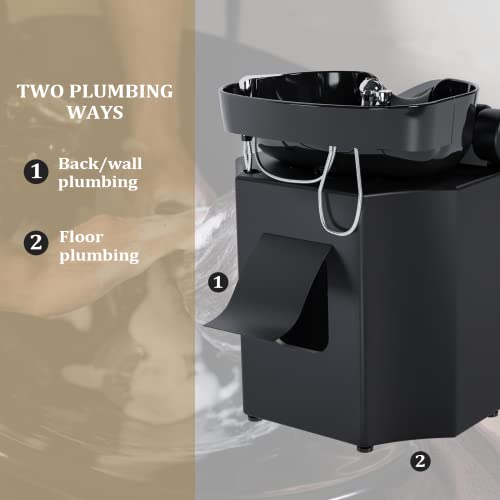 Salon Shampoo Station with Porcelain Bowl P577