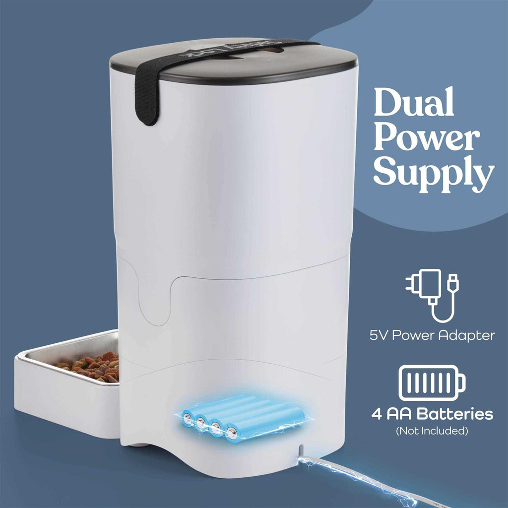 Automatic Cat Feeder with LCD Screen and Portion Control Y574318