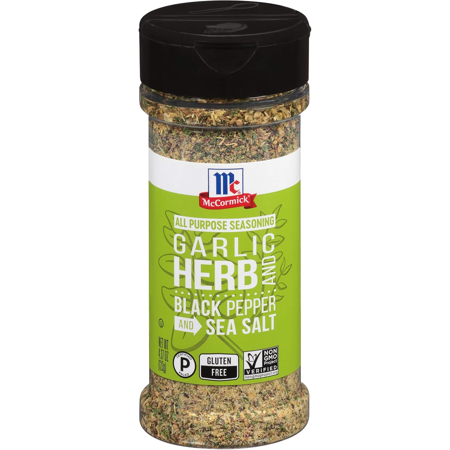 McCormick Garlic, Herb and Black Pepper and Sea Salt All Purpose Seasoning, 4.37 oz