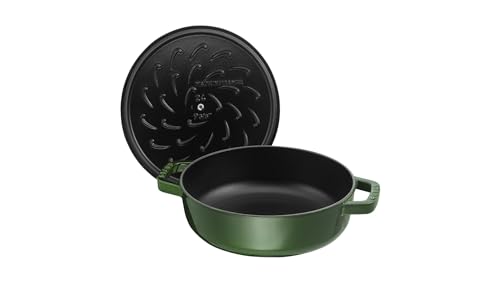 Cast Iron Chistera 28 cm Basil Green H7083