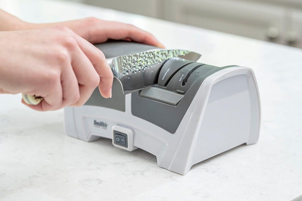 Electric Knife Sharpener, Gray/White P354210