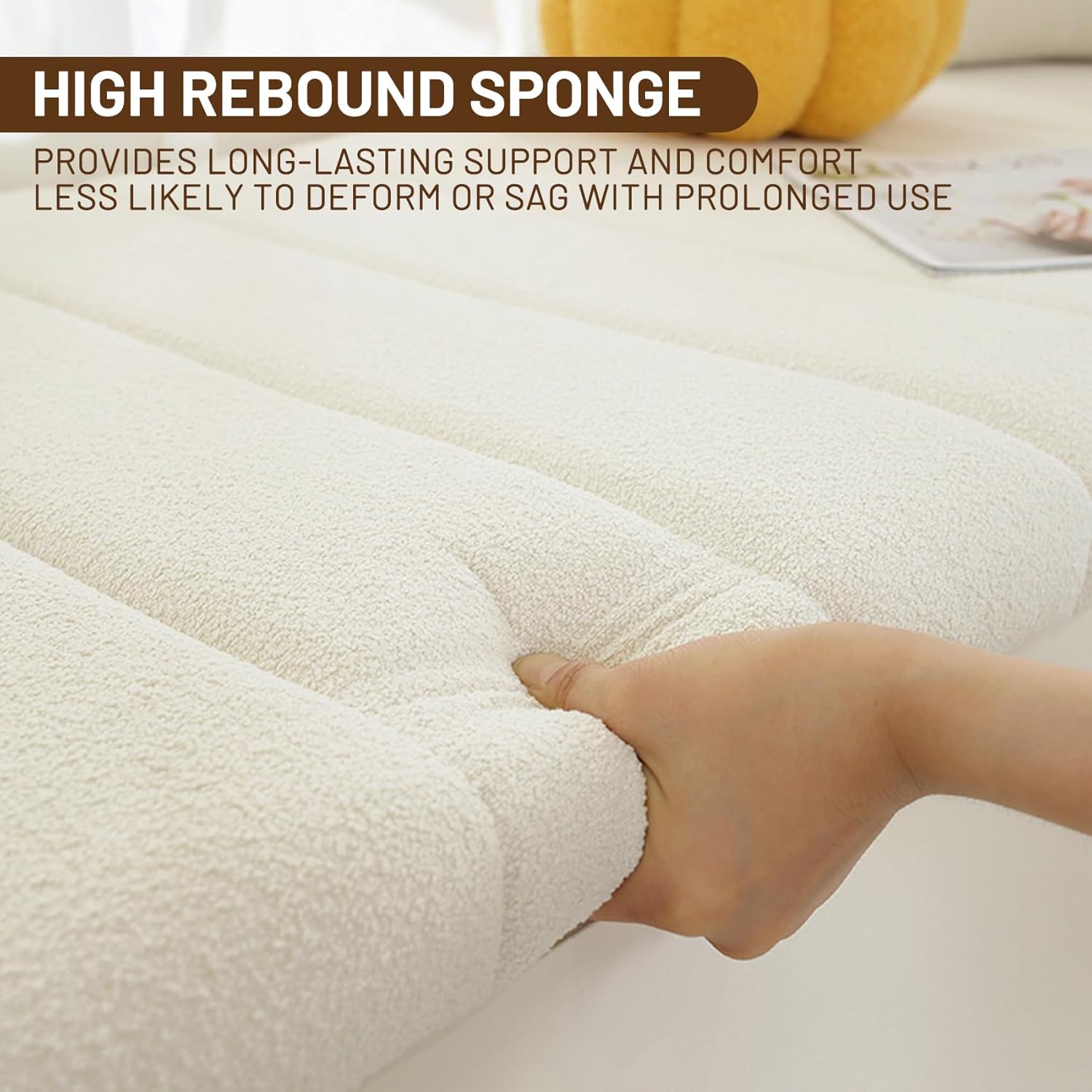 Window Seat Cushion Indoor Scratch-Resistant W4832