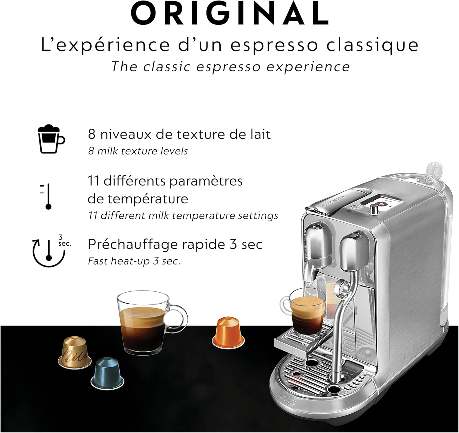 Brushed Stainless Steel Espresso Machine D191395