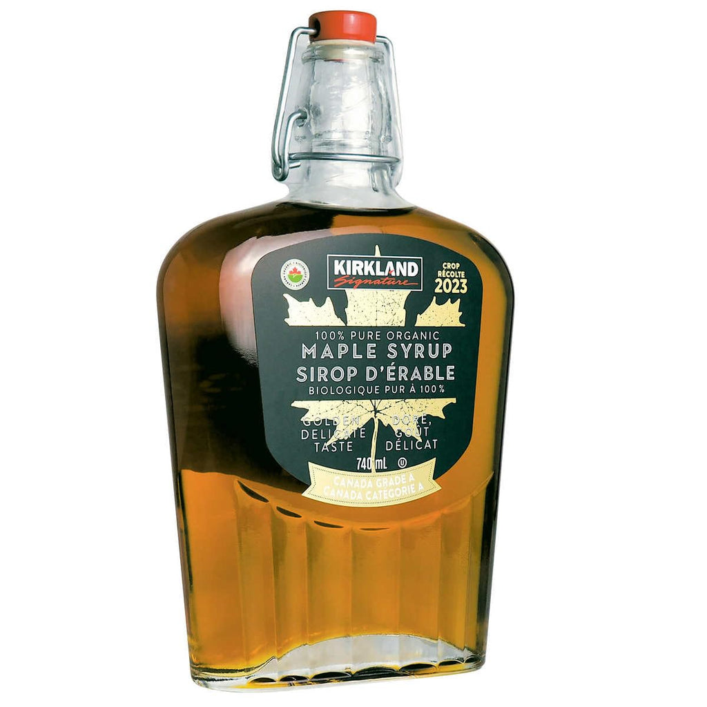 100% Pure Organic Maple Syrup, Canada Grade A, 740mL Y836489