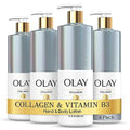 Olay Hydrating & Firming Body Lotion for Women with Collagen 17 fl oz Pump Pack of 4