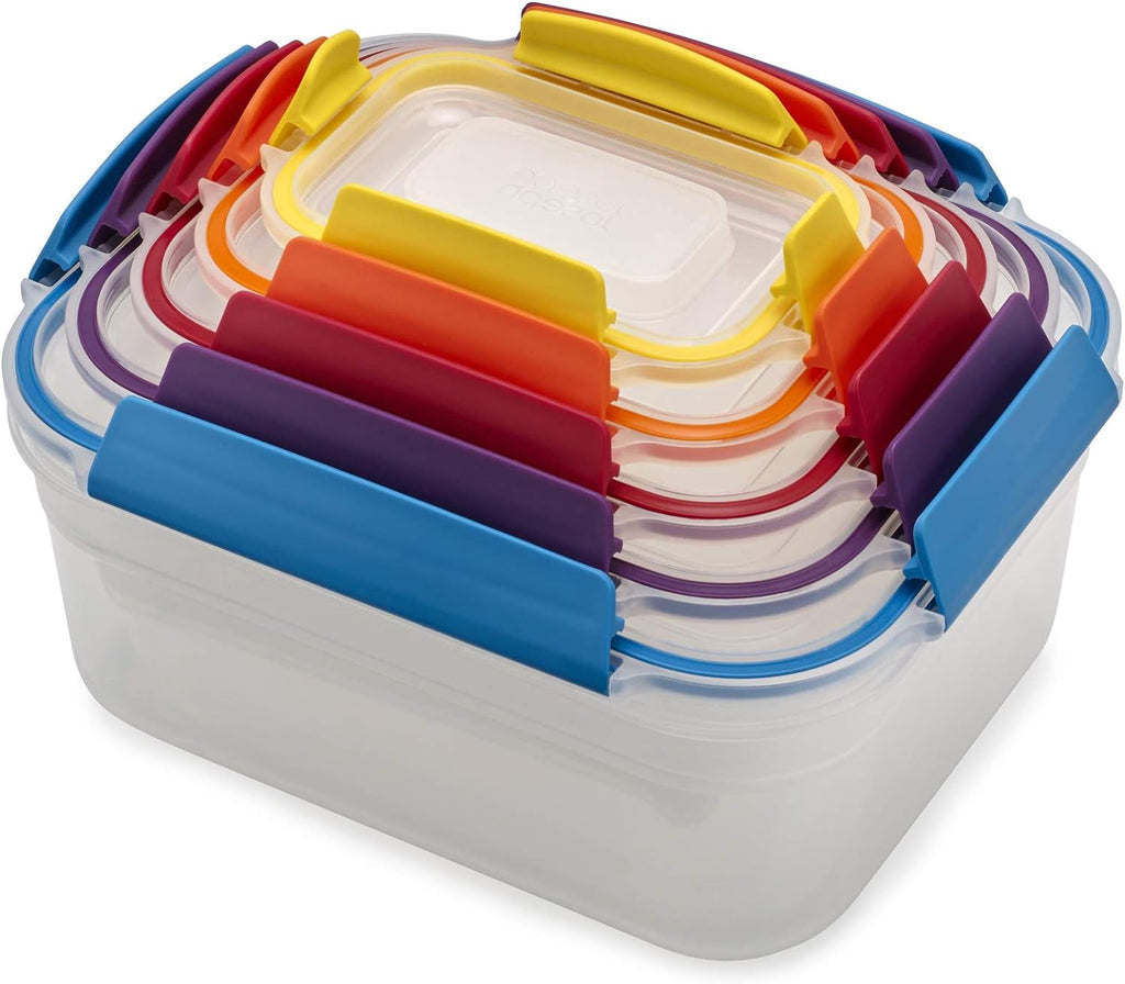 Plastic Food Storage Container Set with Airtight Leakproof Lids I743
