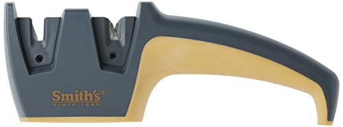 Pull-Thru Knife Sharpener with Coarse & Fine Slots, Non-Slip Base L380