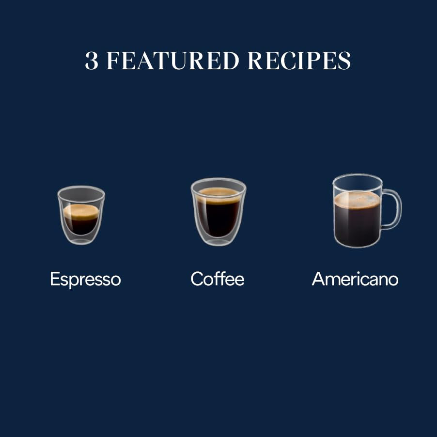 Automatic Espresso & Coffee Machine with Manual Milk Frother, Built-in Grinder, Silver D4552