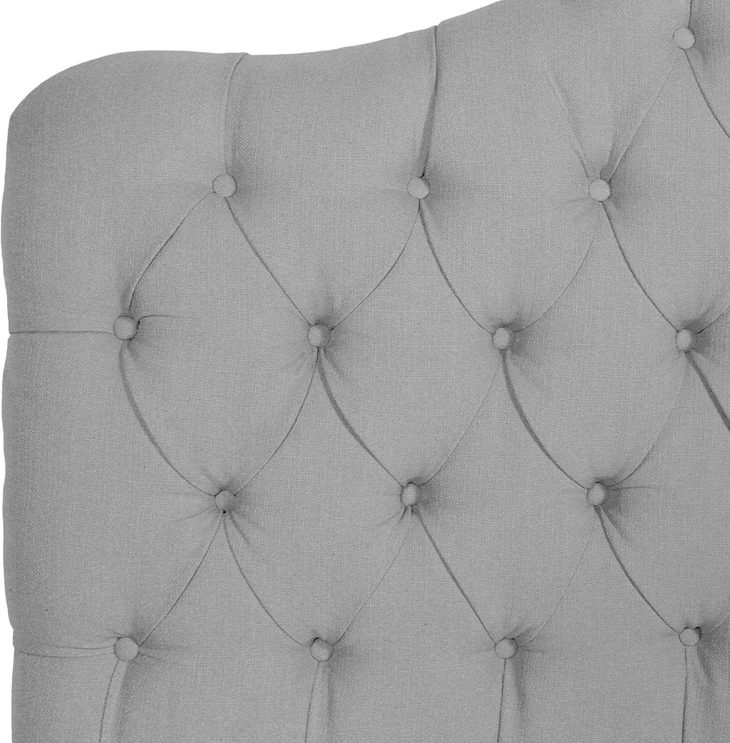 Upholstered Adjustable Headboard Panel with Button-Tufted Design - Twin V6885