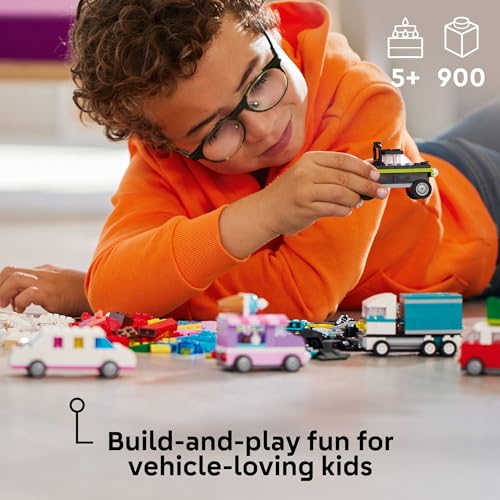 Creative Vehicles Building Kit with Ice Cream Truck and Police Car Toy F347
