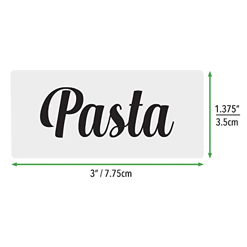 Preprinted Label Stickers for Kitchen Pantry Storage, 32 Count L8427