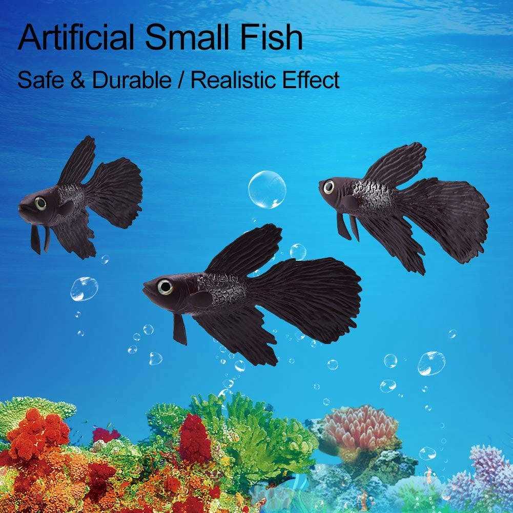 Silicone Artificial Swimming Fish Ornament for Fish Tank Z659
