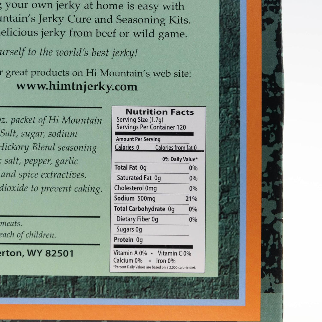 Hickory Jerky Seasoning and Cure Kit G78480