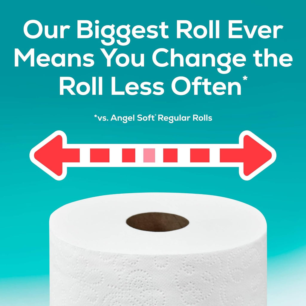 Toilet Paper, 24 Super Mega Rolls, Soft and Strong D69778