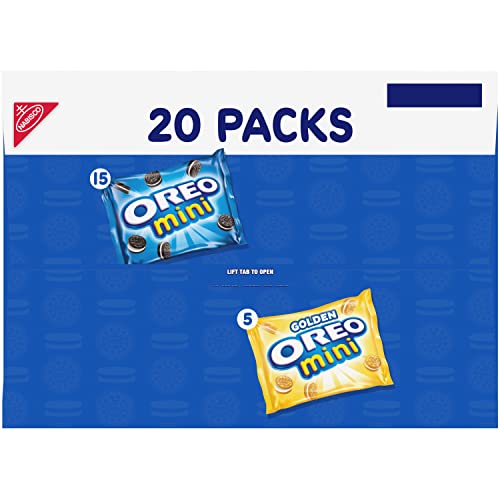 Mini Sandwich Cookies Variety Pack, 20 Snack Packs Y26995