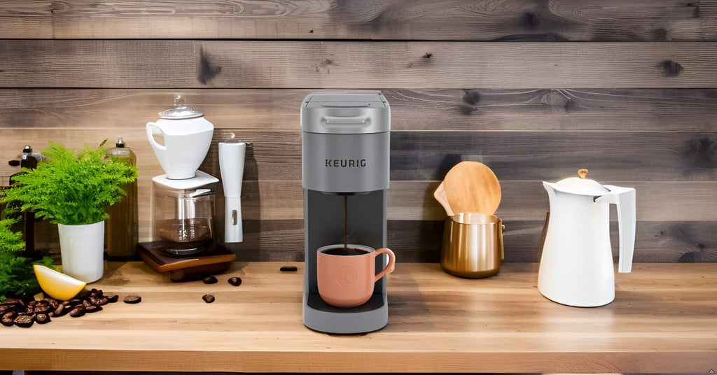 Single Serve Iced Coffee Maker with Water Reservoir and K-Cups F79414